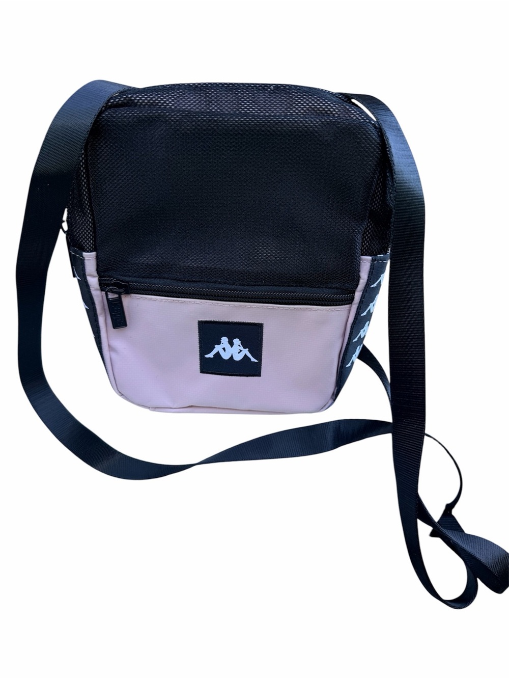 KAPPA Classic 222 Banda Bayes Black Pink Cross Body Bag Streetwear Style